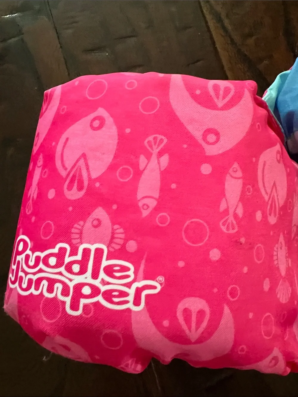 Kids Pink & Blue Seal Float Jacket - Swim Aid for Toddlers